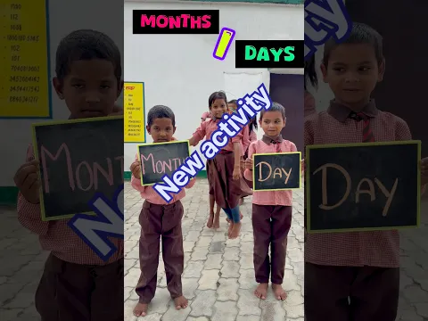 Months/Days activity# #viralvideo #smartkids # #education #ytshorts