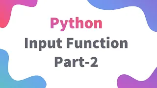 Using Input Function Part-2 Class 11 12 IP Informatics Practices Python