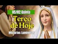 Lagu TERÇO DE HOJE 05/02/26 Quinta Mistérios Luminosos com Evangelho do Dia