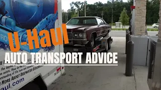 My First Time Towing A Car With A U-Haul Advice for Beginners Rant