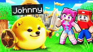 Playing As WHAT THE DOG DOIN To Troll My Friends in Minecraft