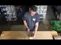 How to Break Open a Geode With Hammer Demonstration Spits Into Two Halves