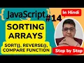 JavaScript Sorting Arrays Tutorial JavaScript Tutorial Step by step in Hindi