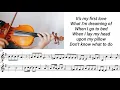 Download Lagu [Free Sheet] First Love - Nikka Costa [Violin Sheet Music]