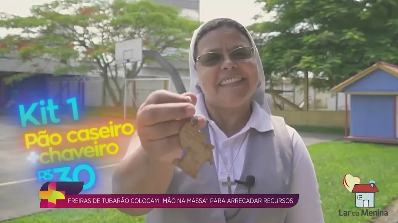 Freiras de Tubarão colocam “a mão na massa” em nova campanha de apoio ao Lar da Menina