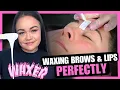 Estheticians Guide to Brow Perfection Lip Waxing - Full Demo with Pro Tips REBEL HARD WAX