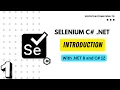 - Introduction to automation testing with Selenium in C NET NET 8 and C 12