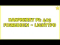 Raspberry Pi 403 Forbidden - lighttpd