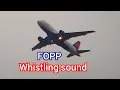 Delta Airlines Airbus A319-114 N349NB DL813 JFK-DTW FOPP whistling sound