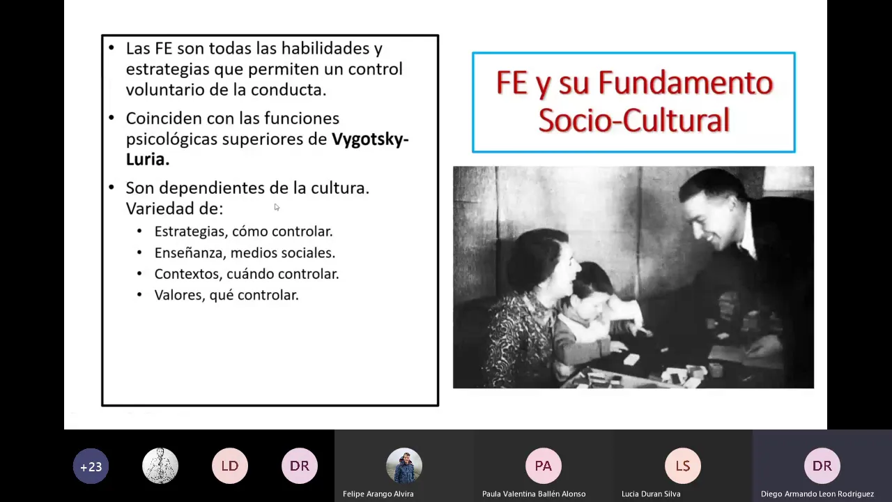 Neuropsicología de las Funciones Ejecutivas