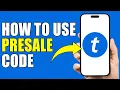 How to Use Presale Code on Ticketmaster