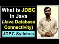 JDBC Java Database Connectivity by Deepak JDBC Syllabus