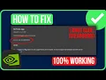 Nvidia App Error Code 0xe60000 FIXED Fix Error Code 0xe60000 Nvidia App