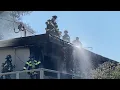 Apartment fire on Hoen Avenue Press Democrat