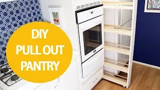 easy diy pull out cabinet anyone can build