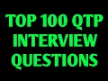 Top 100 QTP Quick Test Professional interview questions and answers