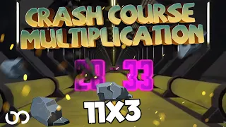 Crash Course Multiplication Math Fitness Run PE Game to Stimulate Mental Physical Development