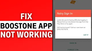 BoostOne App Not Working How to Fix BoostOne App Not Working