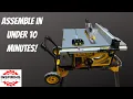 DeWalt Table Saw DWE7491RS Assembly Instructions