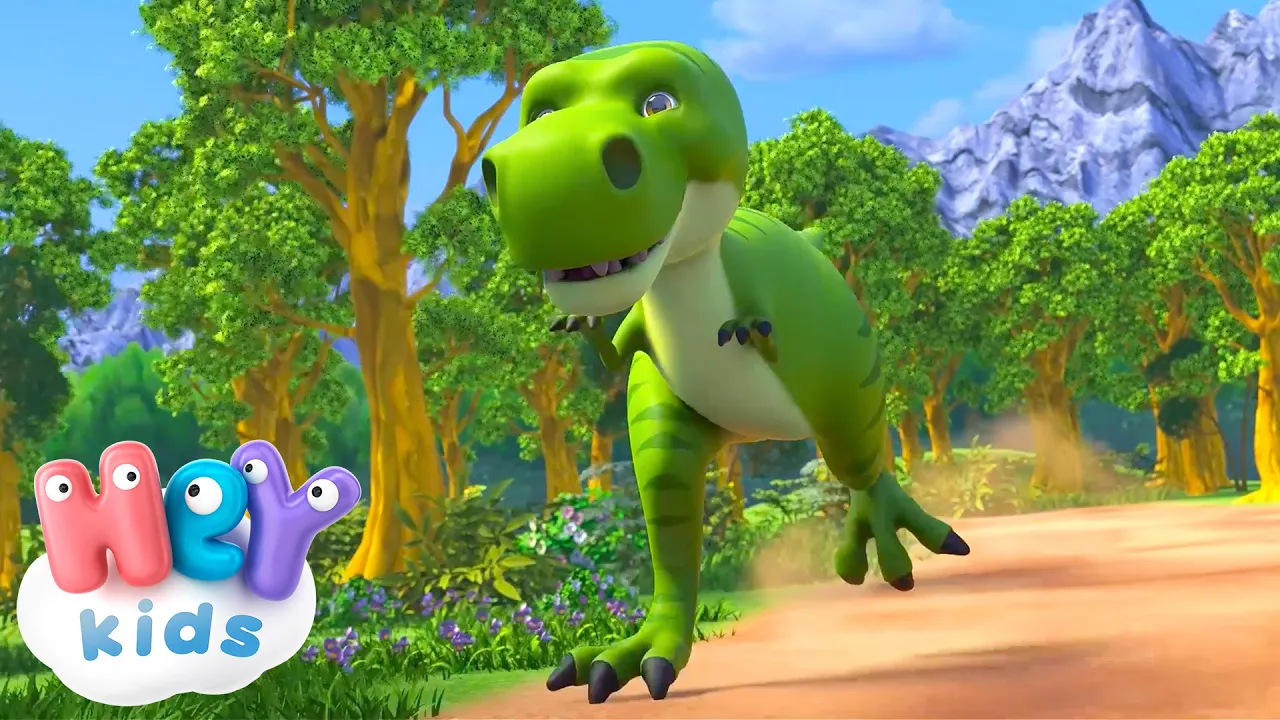 Here comes the dinosaurs π¦ | Dinosaur Song for Kids | HeyKids Nursery Rhymes Here comes the dinosaurs π¦ | Dinosaur Song for Kids | HeyKids Nursery Rhymes