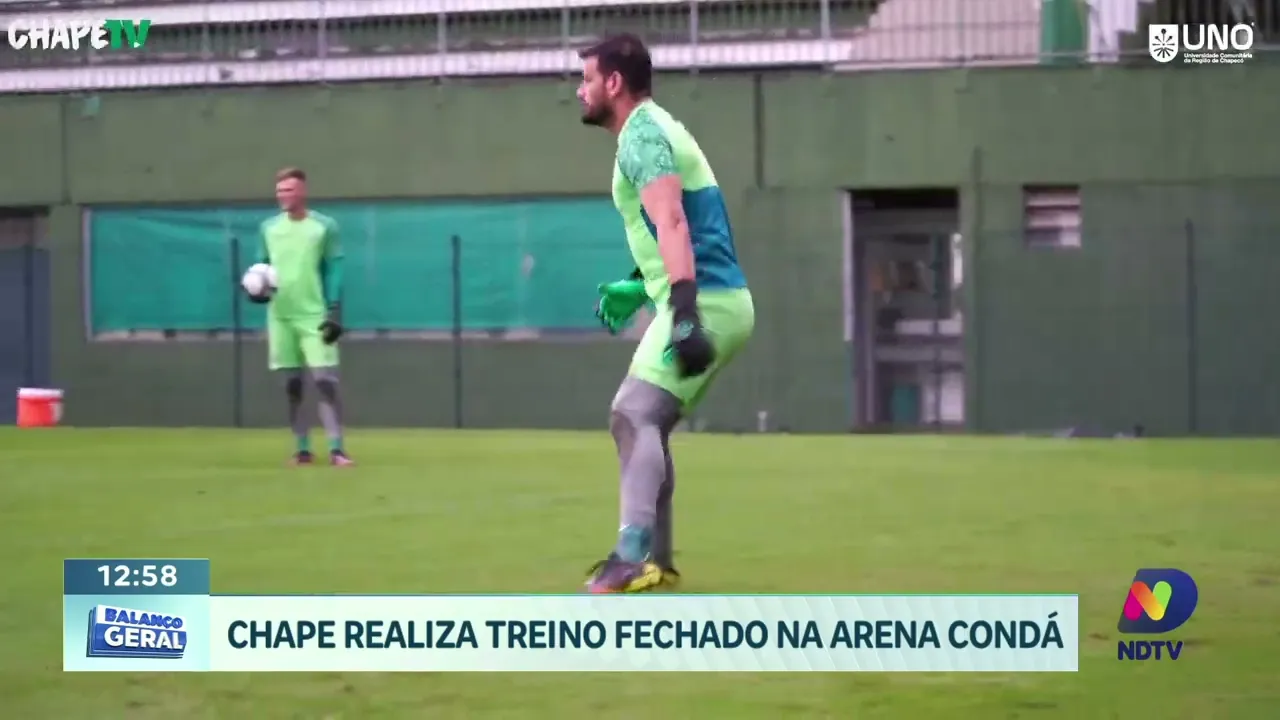 Chuva de Desafios: Treino Fechado da Chapecoense na Arena Condá Sob Forte Tempestade