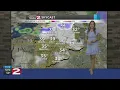 Rain moves out of the region