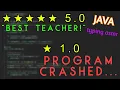 ASMR Typing fake Rate My Teacher reviews in Java gone WRONG