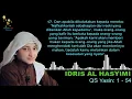 Download Lagu Subhanallah, merdunya lantunan Surah Yasin : Idris Al Hasyimi