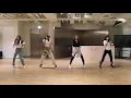 mirrored SEULGI x SINB x CHUNGHA x SOYEON - WOW THING Dance Practice