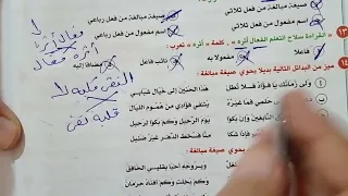 حل تدريبات إعمال صيغة المبالغة ـ كتاب الإبداع الصف الأول الثانوى الترم الأول 2026 ـ لغة عربية  حل تدريبات إعمال صيغة المبالغة ـ كتاب الإبداع الصف الأول الثانوى الترم الأول 2026 ـ لغة عربية