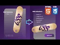 Modern Animated card with HTML CSS hover effect - CSS Card Hover Effects Html CSS Tutorial