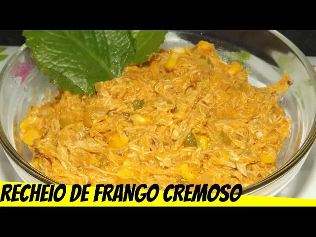 RECHEIO DE FRANGO CREMOSO RECEITA FÁCIL RÁPIDA TRUQUE CASEIRO INFALÍVEL