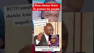 Ruto Respond To Samia Suluhu Kenya Duet Railaodinga 