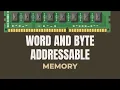 Decoding Memory Word vs Byte Addressable Explained