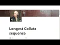 014 - Longest Collatz sequence