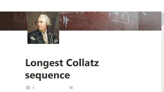 014 - Longest Collatz sequence