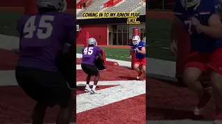 Rising Junior putting in hard work at Indiana football camp