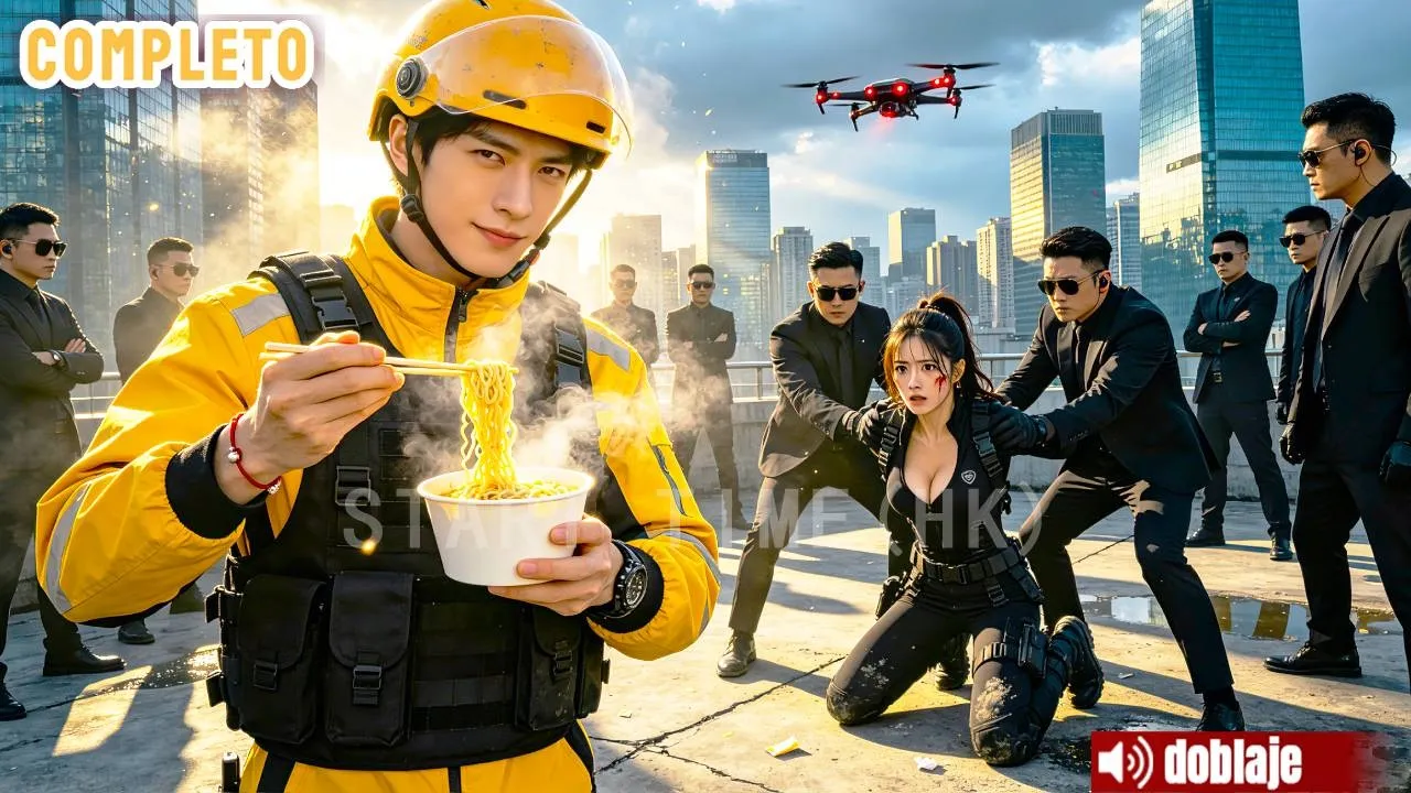 Delivery man saves millionaire with noodles. He's the best hitman! Everyone's in shock! poster