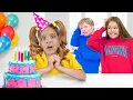 Download Lagu Amelia celebrates her birthday at School with Avelina, Akim \u0026 Arthur