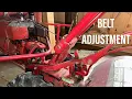 Troy Bilt Horse Tiller Drive Belt Adjustment