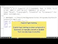 Type Casting in Python Type Conversion in Python Implicit and Explicit