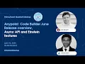 Anypoint Code Builder June Release Overview ASync API and Einstein Features