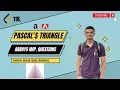 Pascal s Triangle LeetCode 118 3 Variations Find nCr in minimal time