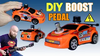 How To Make A Boost Pedal - DIY Booster For Electric Guitar tutorial