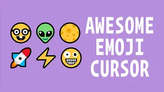 Awesome Emoji Cursor Only HTML and CSS