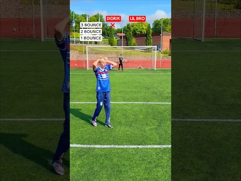 3, 2, 1 Bounce Football Challenge 🔥🙉 #shorts