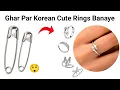 Download Lagu DIY Homemade cute love rings 🥰😍/how to make rings at home/best ring ever!