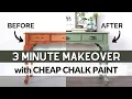 40 Chalk Painting Furniture Makeover with Waverly Chalk Paint