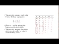 Boolean Expressions