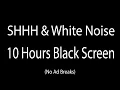 Download Lagu 10 Hours of Pure Calm 🌛 Shhh Sound \u0026 White Noise for Colicky Babies | Dark Screen, No Ads